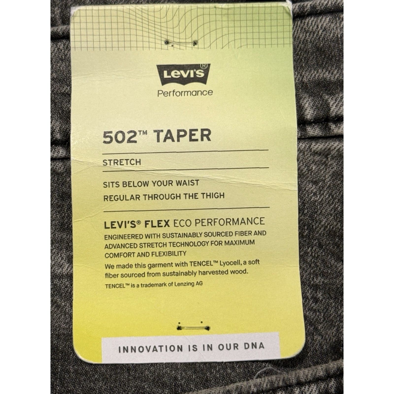 Levi's Levi's 502 Taper Jeans - Jeans - Men - 36x33 - Sky Gray - Regular Fit - Stretch Denim - 5-Pocket - Button ZIP - Cotton Blend Size US 36 / EU 52 - 4 Thumbnail
