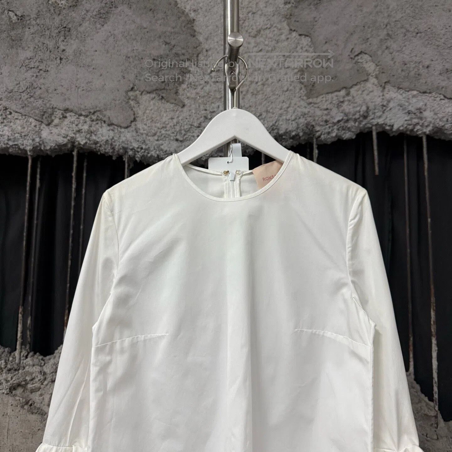 Roksanda White Ruffle Sleeve Blouse Size 8i, Women's (Size M) — image 3 of 6