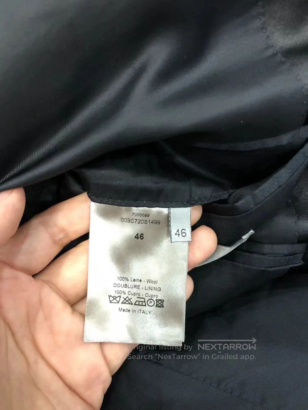 Dior Men's Smoking Blazer Size 46.