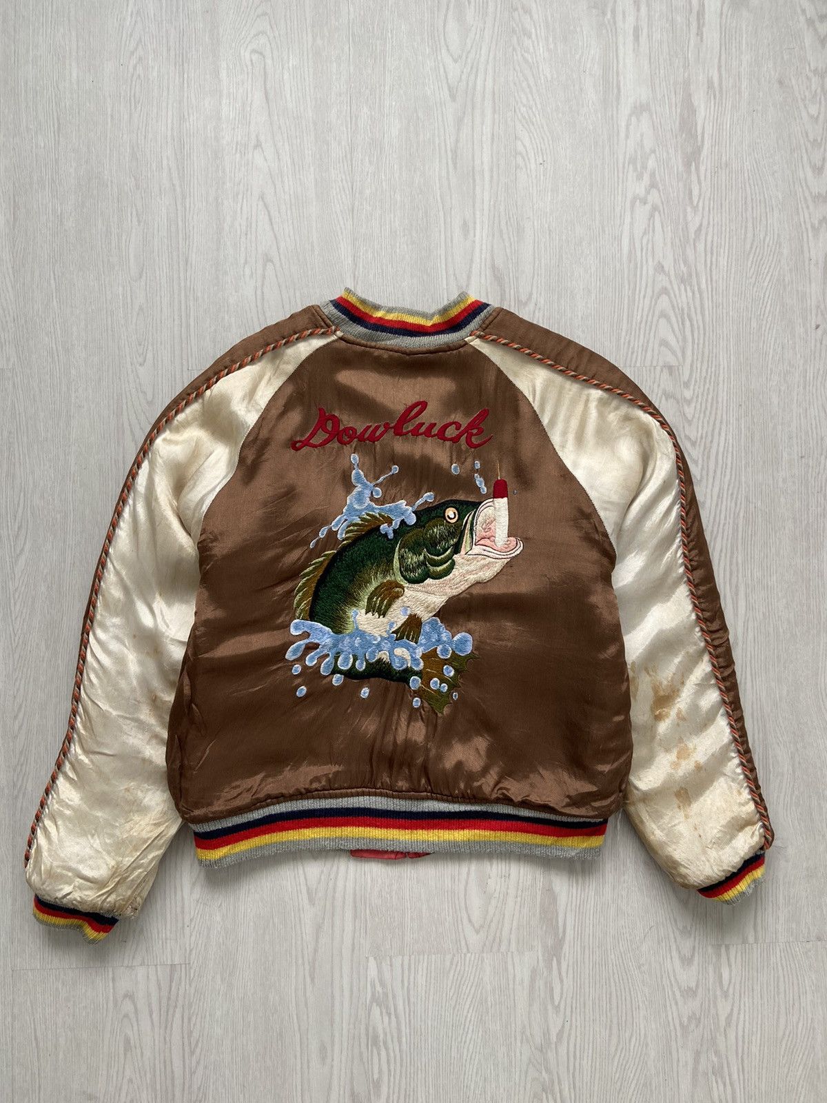 Evisu Vintage 2000’s Evisu Skeleton ‘Dow Luck’ Reversible Jacket Size US M / EU 48-50 / 2 - 14 Thumbnail