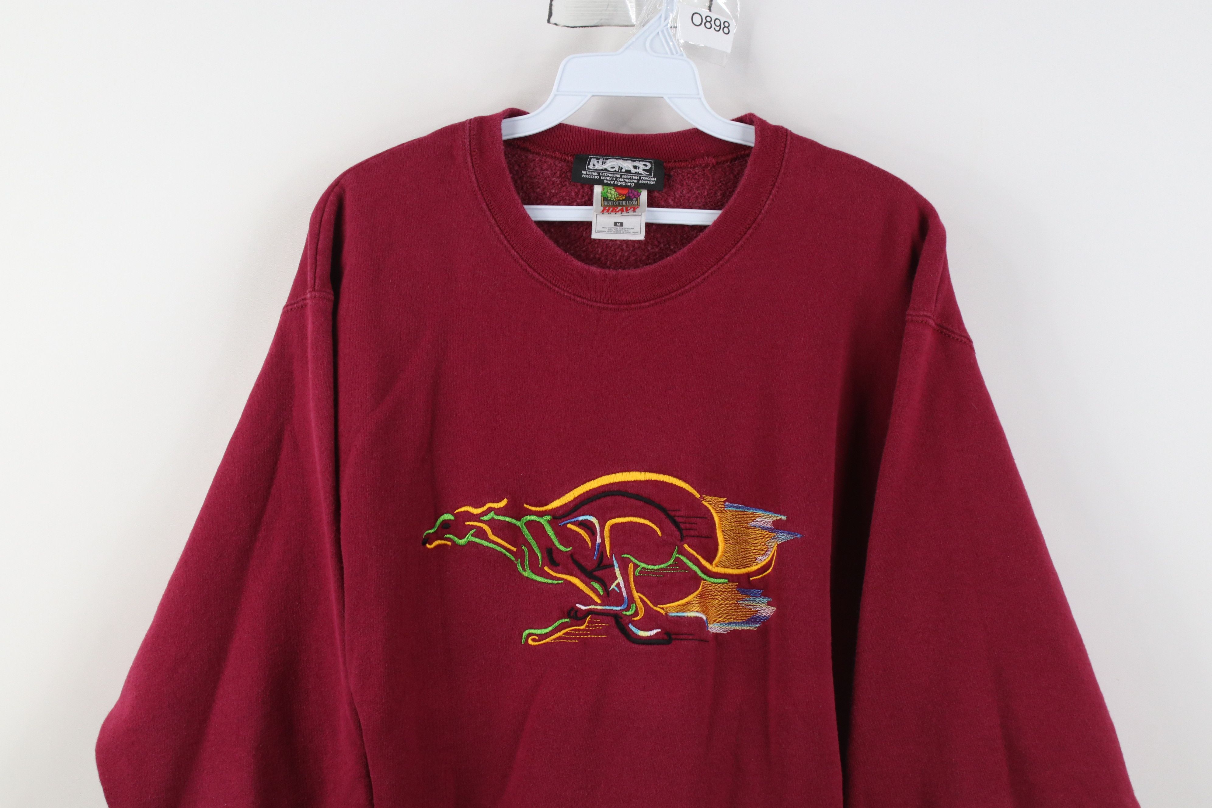 Vintage Vintage 90s Y2K Greyhound Adoption Program Dog Sweatshirt Size M / US 6-8 / IT 42-44 - 2 Thumbnail