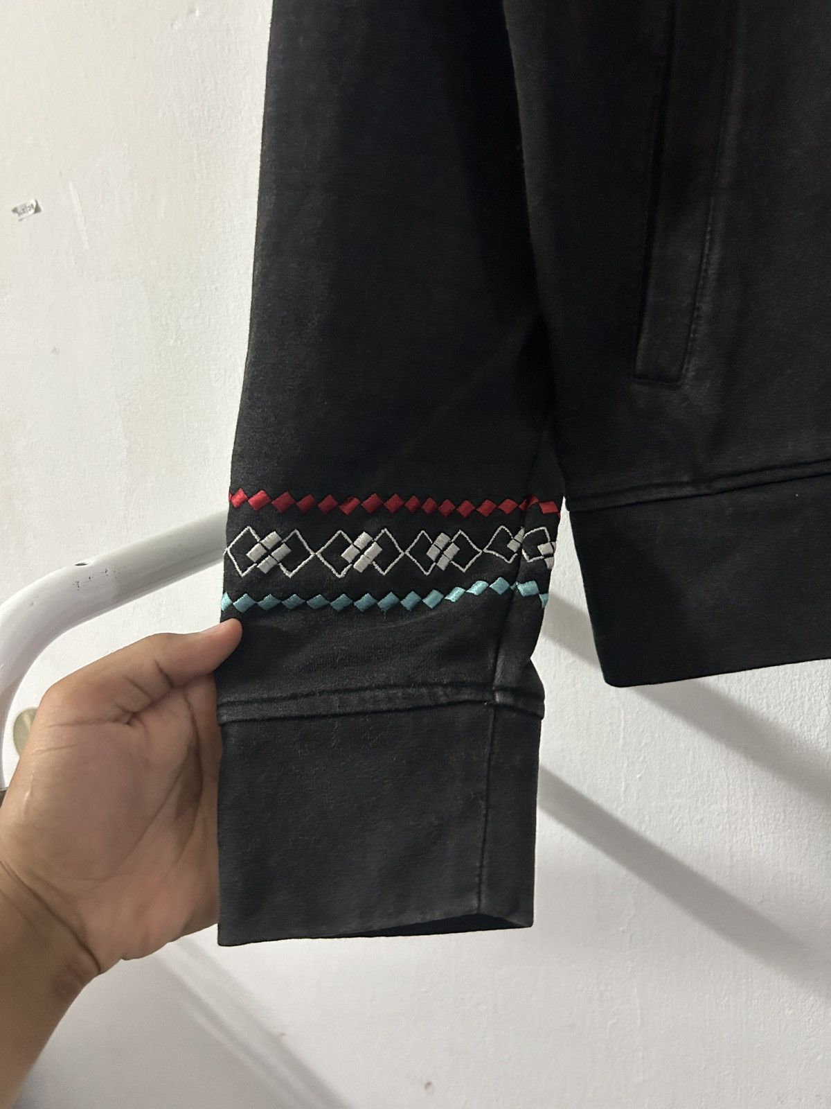 Japanese Brand Vintage Low Blow Knuckle Hoodie Aztec Design Size US S / EU 44-46 / 1 - 3 Thumbnail