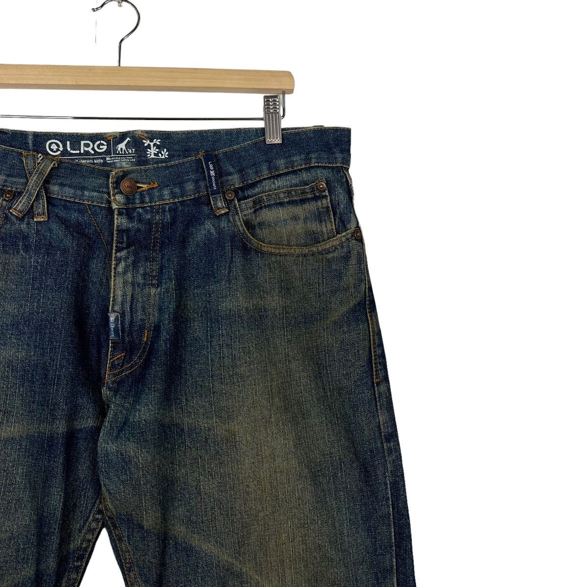 LRG 🔥 LRG DYED BROKEN DENIM JEANS Size US 38 / EU 54 - 5 Thumbnail