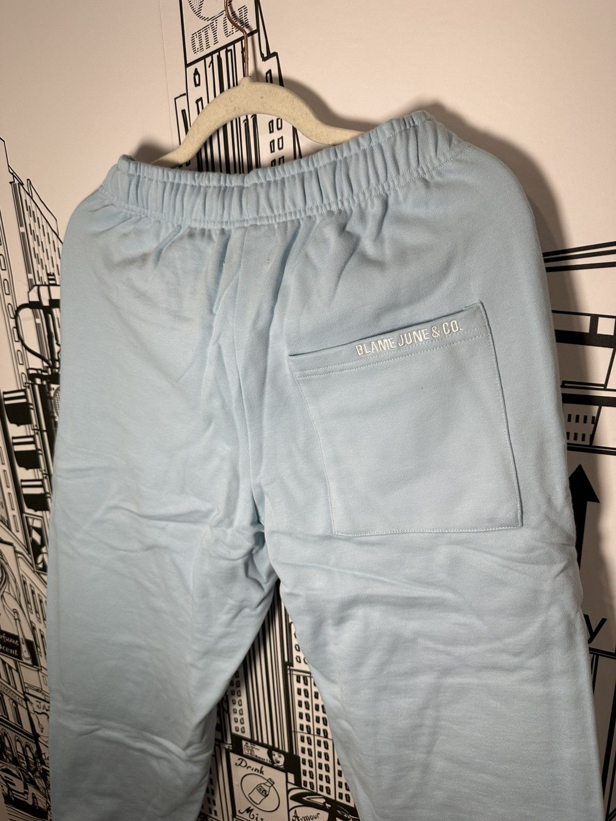 Other Blame June & Co. Gemini Sweatpants Small Baby Blue Size US 30 / EU 46 - 7 Thumbnail