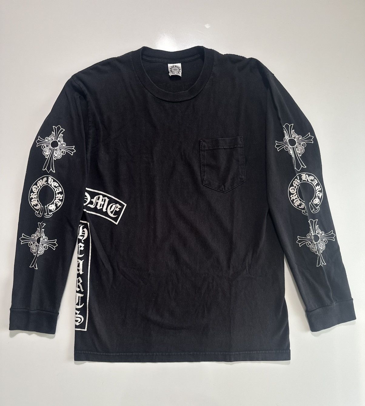 Rare Vintage Chrome Hearts T-Bar FCK YOU Long-Sleeve T-Shirt