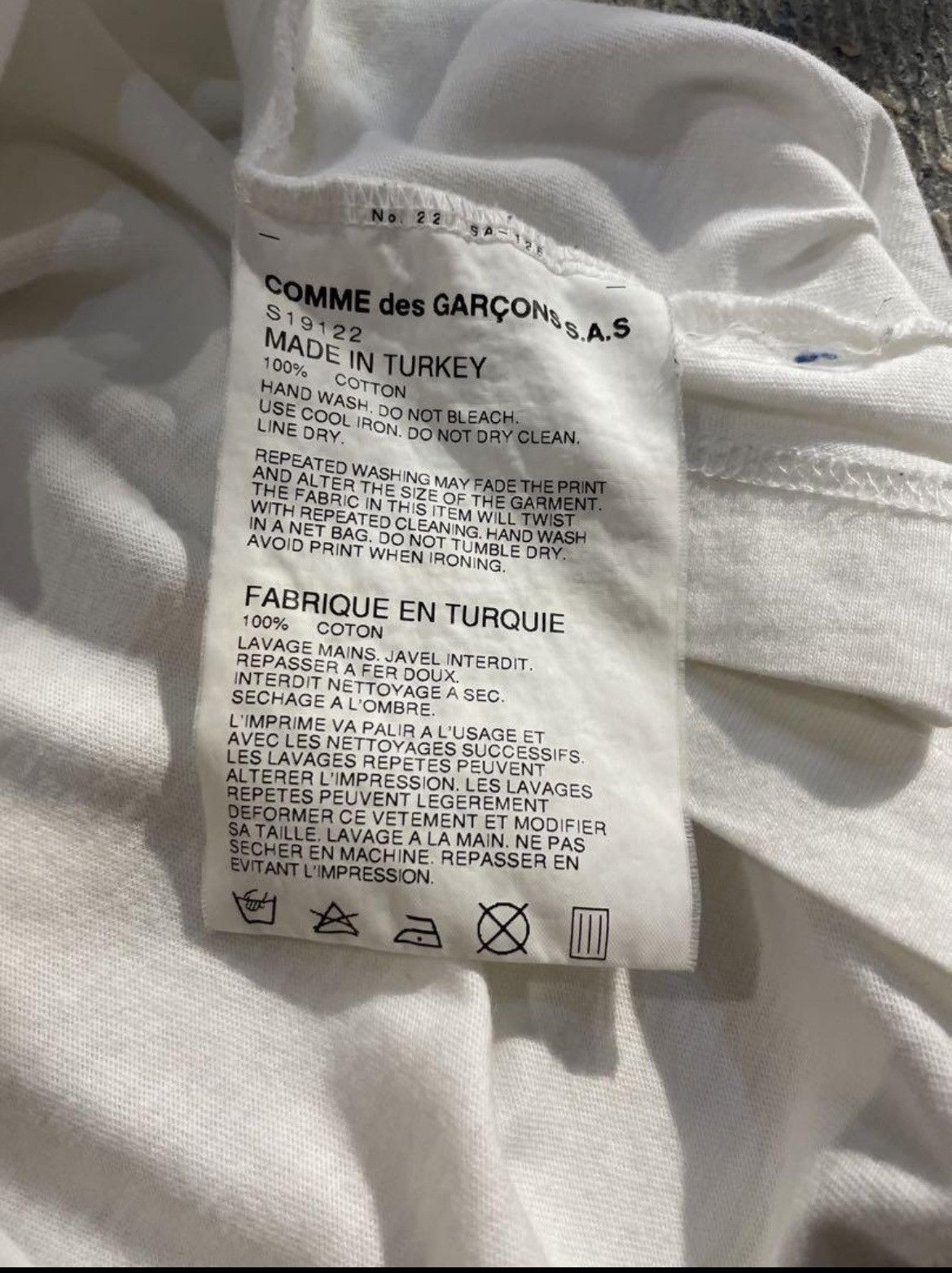 Comme des Garcons × Comme des Garcons Homme × Comme des Garcons Homme Plus Comme des garcons reverse T-shirt Size US XS / EU 42 / 0 - 4 Thumbnail