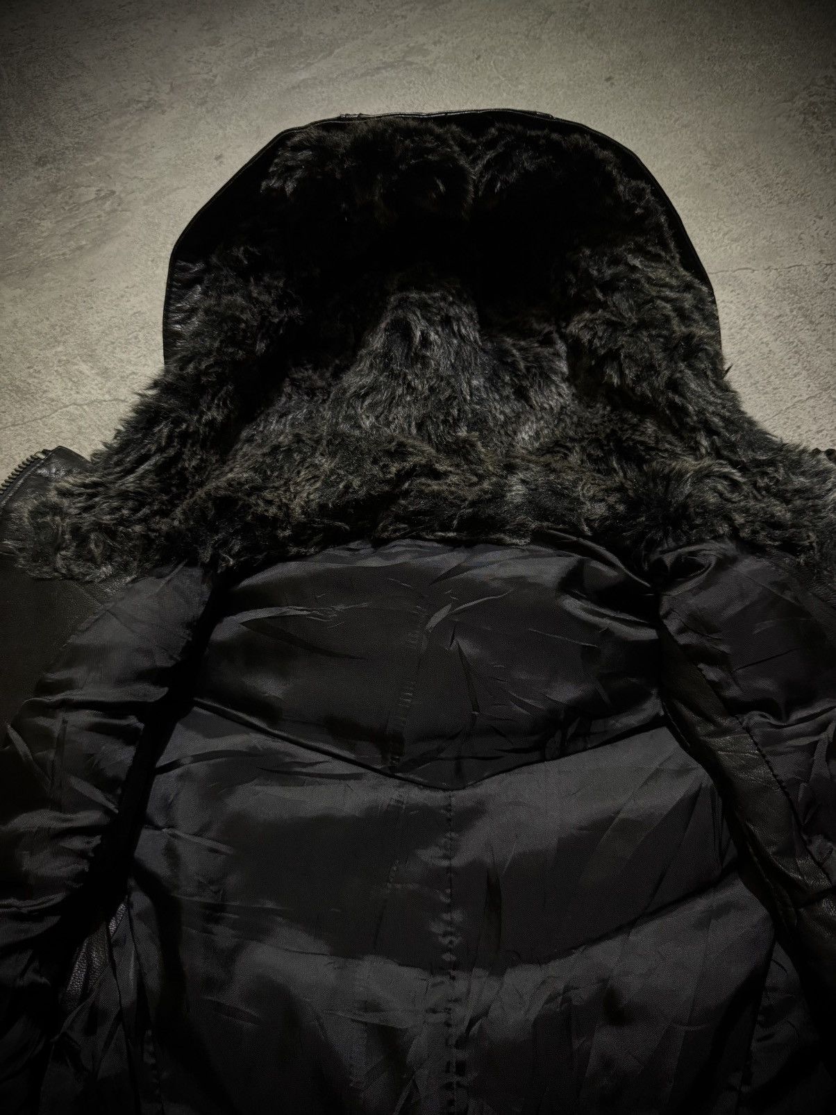 Shellac Shade Shellac If six was nine Goat Leather Black Vest Size US M / EU 48-50 / 2 - 6 Thumbnail