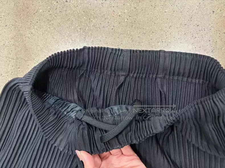 Issey Miyake Issey Miyake size:1 Ruffle Pants Black Size 31" - 7 Thumbnail