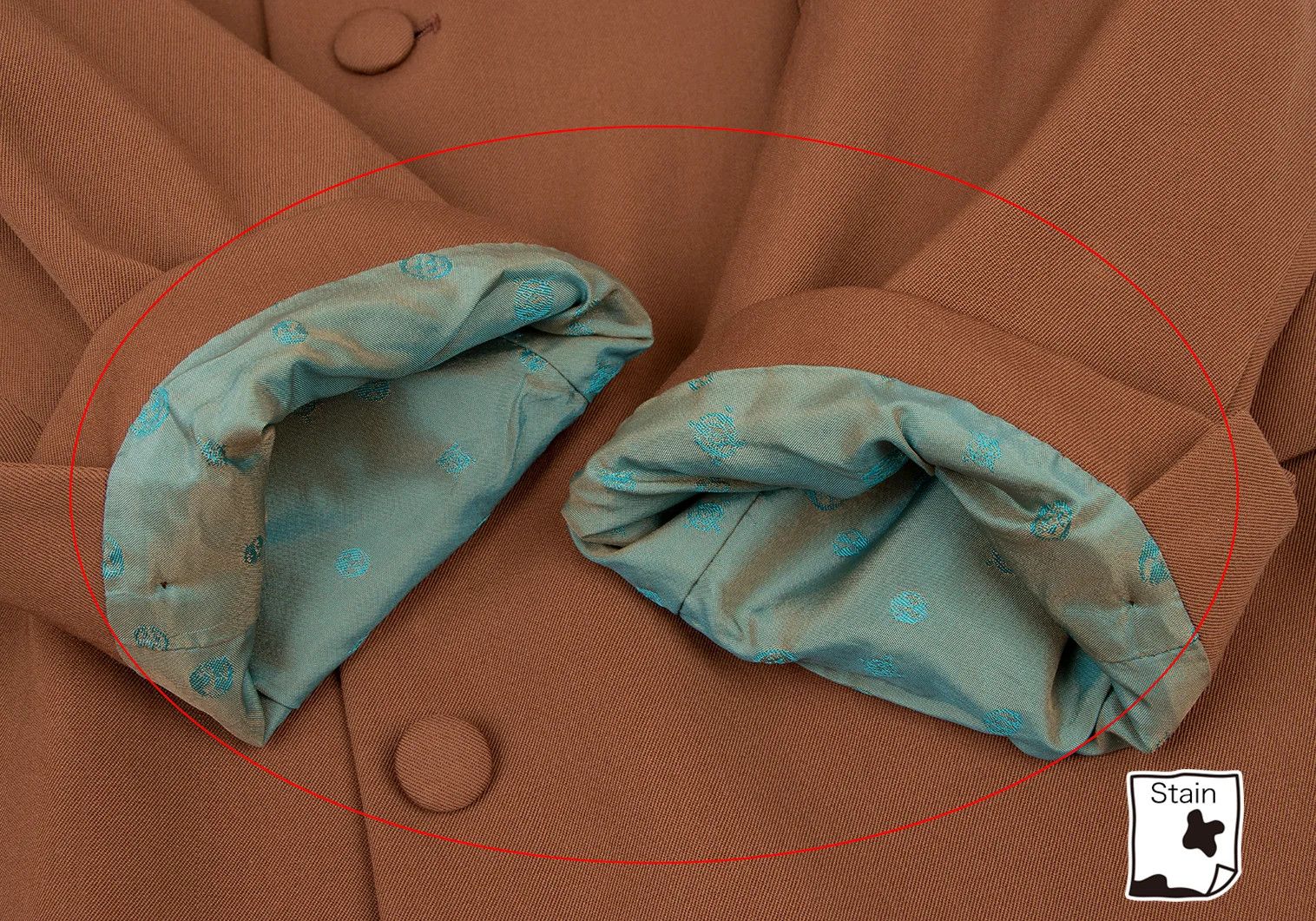 Jean Paul Gaultier Wool Gabardine Jacket with Button Design in Brown Size US M / EU 48-50 / 2 - 9 Thumbnail