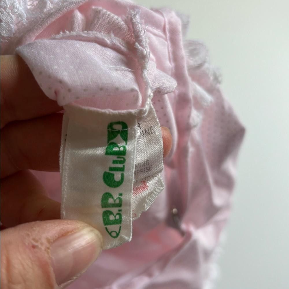 Designer Vintage pink flowy baby dress Size XXS / US 00 / IT 34 - 4 Thumbnail