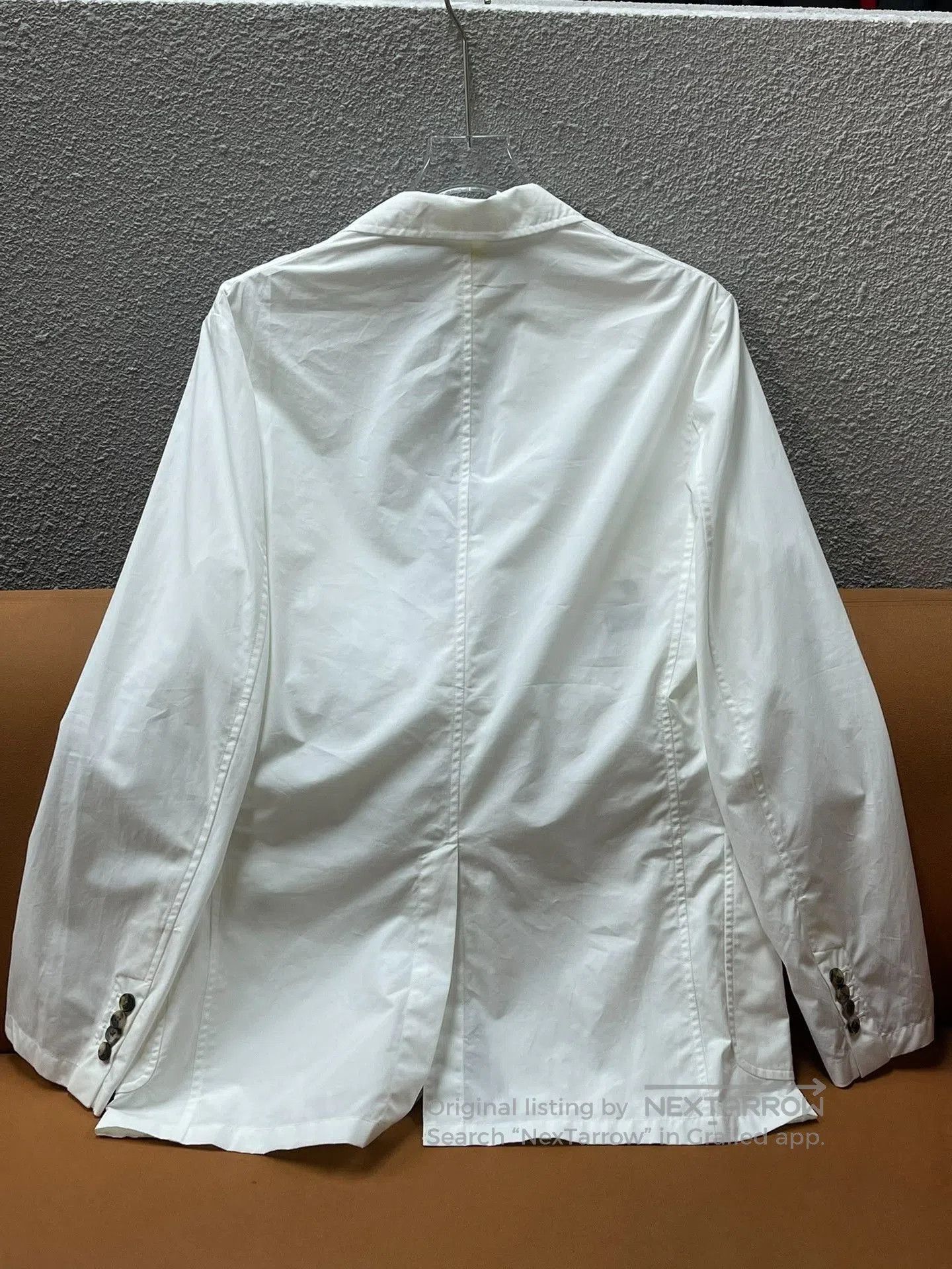 Hermes Hermes Classic Solid Lapel White Blazer. Size US M / EU 48-50 / 2 - 2 Thumbnail
