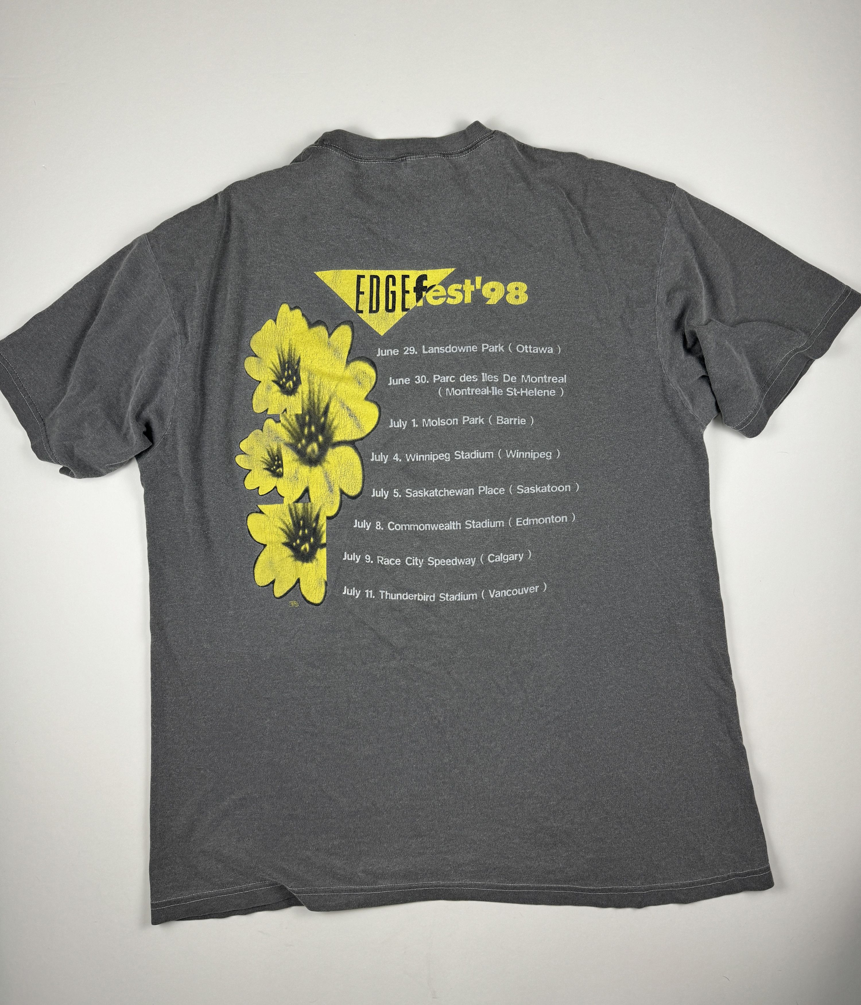 Vintage Edgefest Tee Size US XL / EU 56 / 4 - 2 Thumbnail