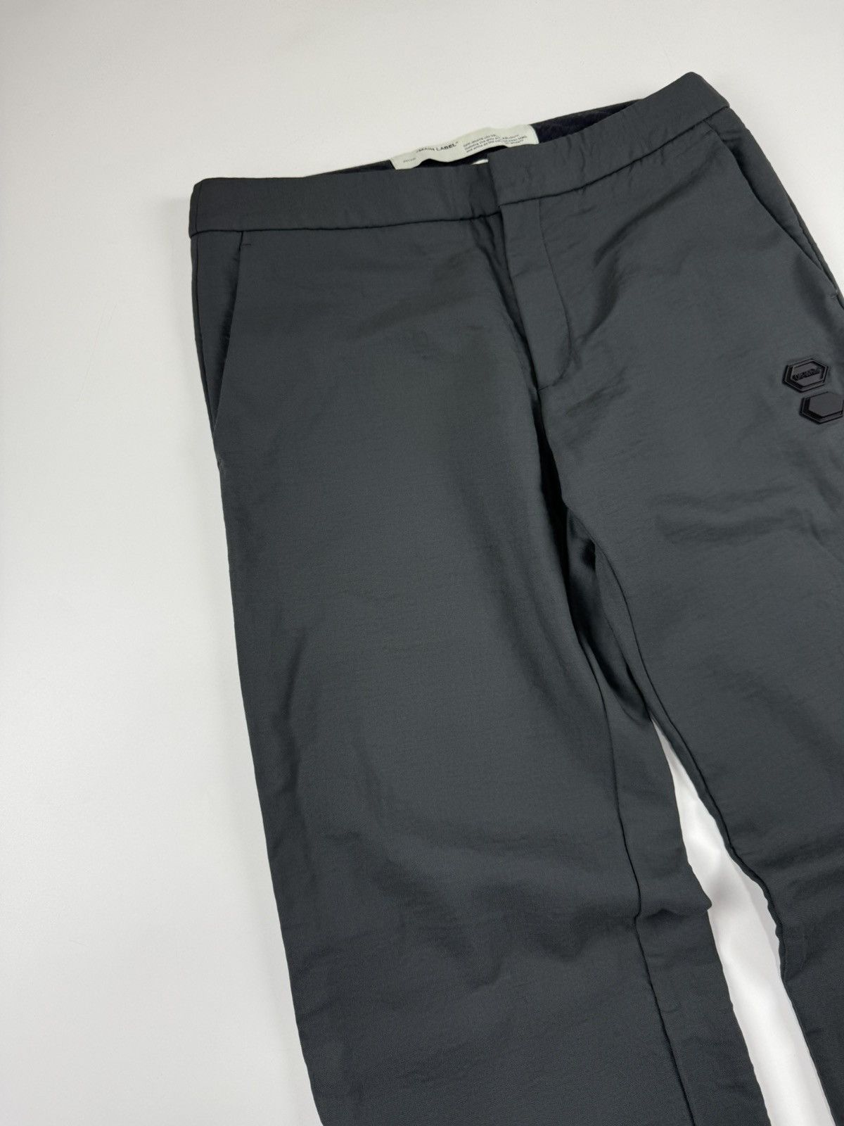 Off-White Off White Straight Leg Wool Tailored Pants Size US 32 / EU 48 - 3 Thumbnail