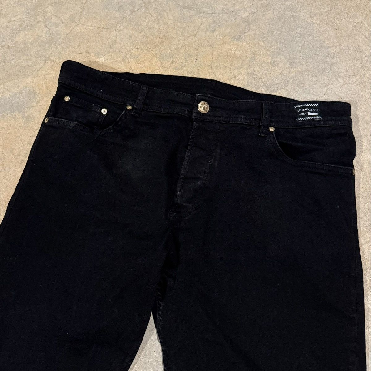 Versace Jeans Couture Versace Jeans Couture Gold Logo Piece Number Slim Fit Denim Size US 38 / EU 54 - 8 Thumbnail