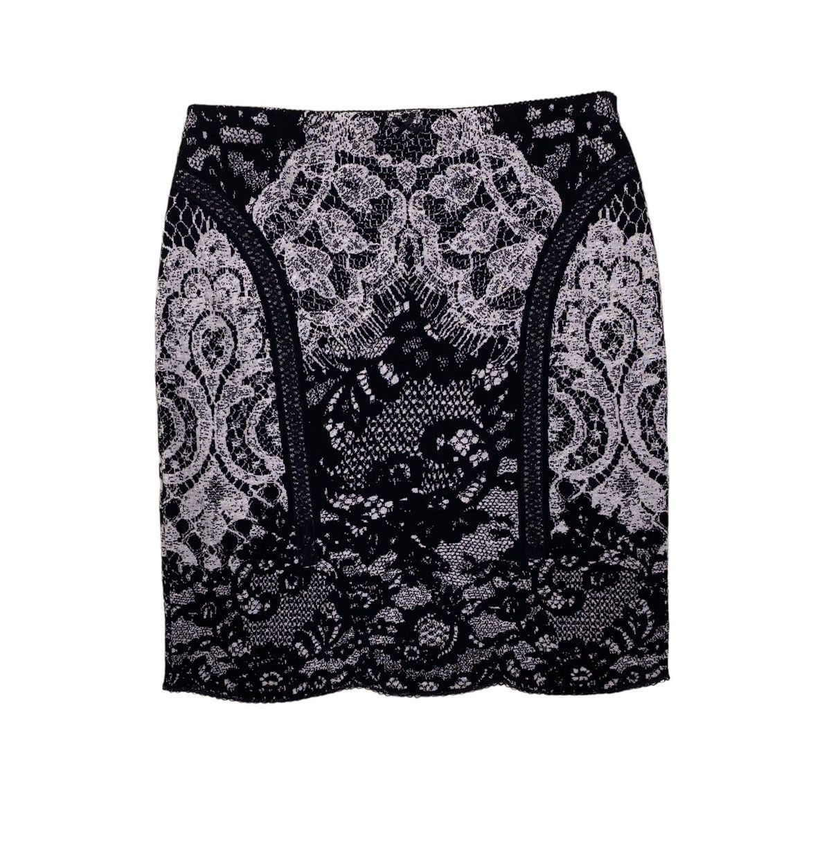 Other Marc Cain Midi Skirt Wool-Cotton Embroidered Mesh size 2 Size 27" / US 4 / IT 40 - 9 Thumbnail