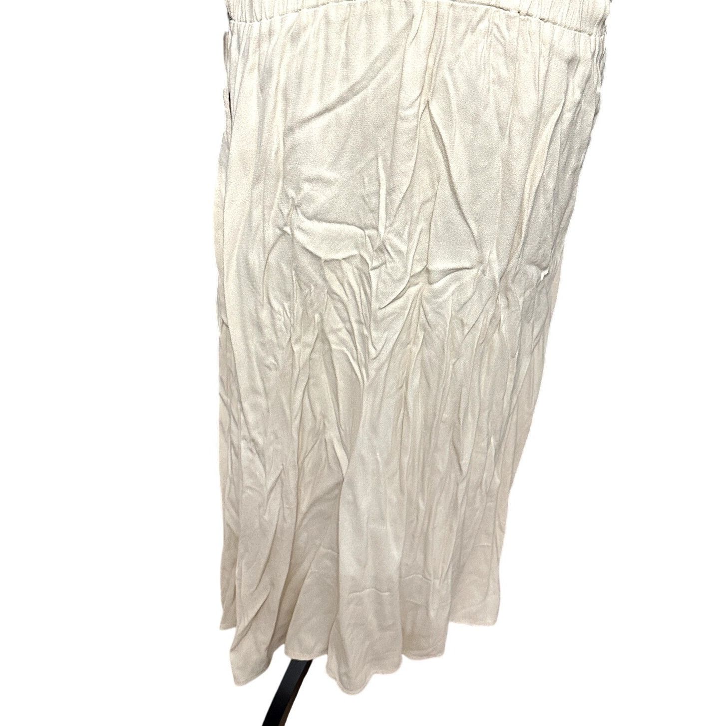 Other Halogen Midi Wrap Dress Notch Lapel Sleeveless Cream 1X NWT Size XL / US 12-14 / IT 48-50 - 7 Thumbnail