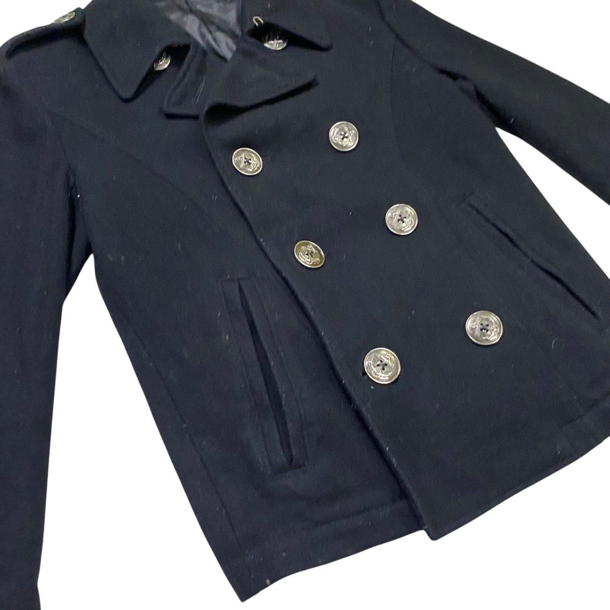 If Six Was Nine 🇯🇵 VINTAGE PPFM DOUBLE BREASTED PUNK GOTHIC WOOL JACKET Size US M / EU 48-50 / 2 - 5 Thumbnail