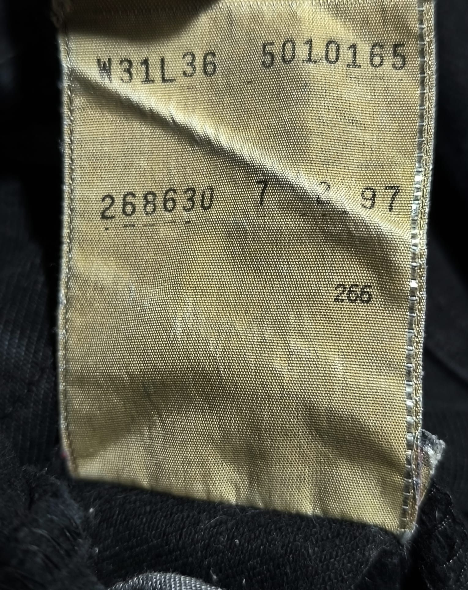 Levi's 90s black 501 31x36 Size US 30 / EU 46 - 6 Thumbnail
