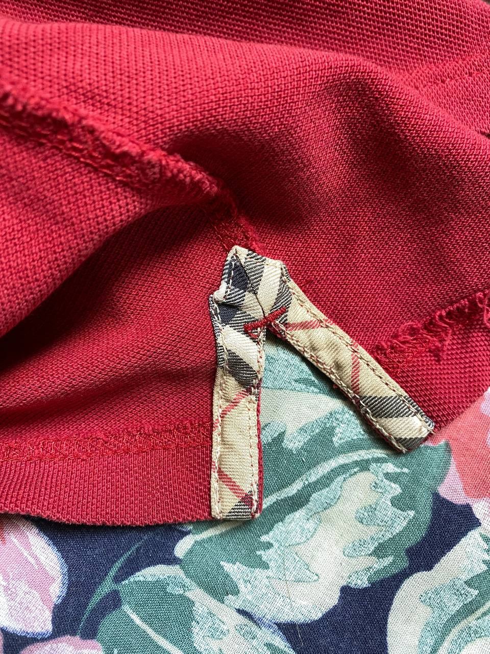 Burberry Burberry London Classic Fit Polo Shirt in Red Size US M / EU 48-50 / 2 - 16 Thumbnail