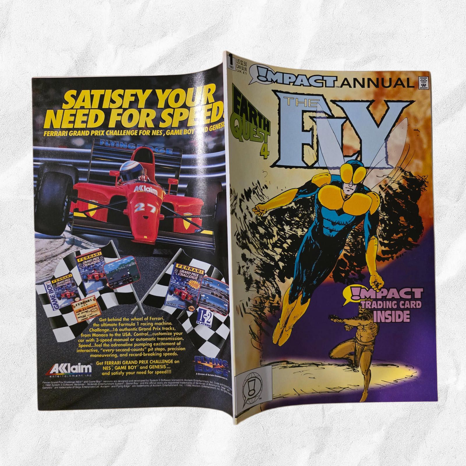 Other Fly Annual #1 VF 1992 Earth Quest 4 Comic + Card (C) Size ONE SIZE - 6 Thumbnail