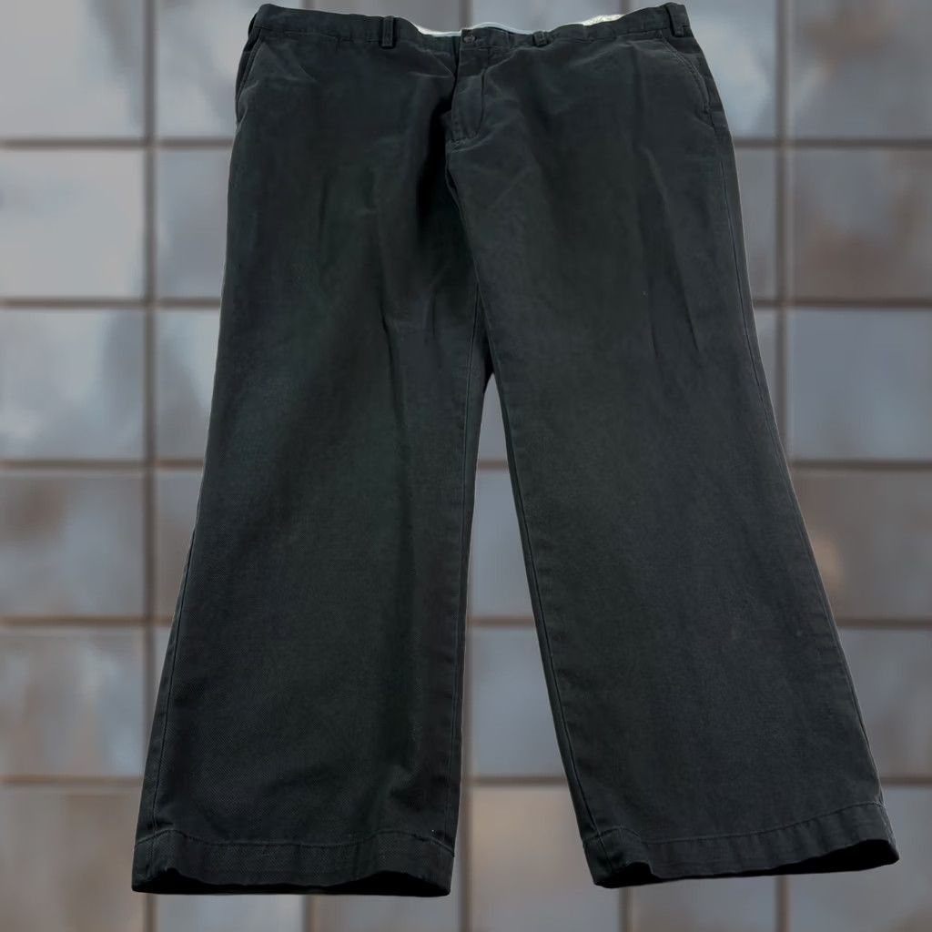 Polo Ralph Lauren Polo Ralph Lauren Pants Mens 46x32 Black Chino Classic Fit Pleated Casual Slacks Size US XXL / EU 58 / 5 - 1 Thumbnail