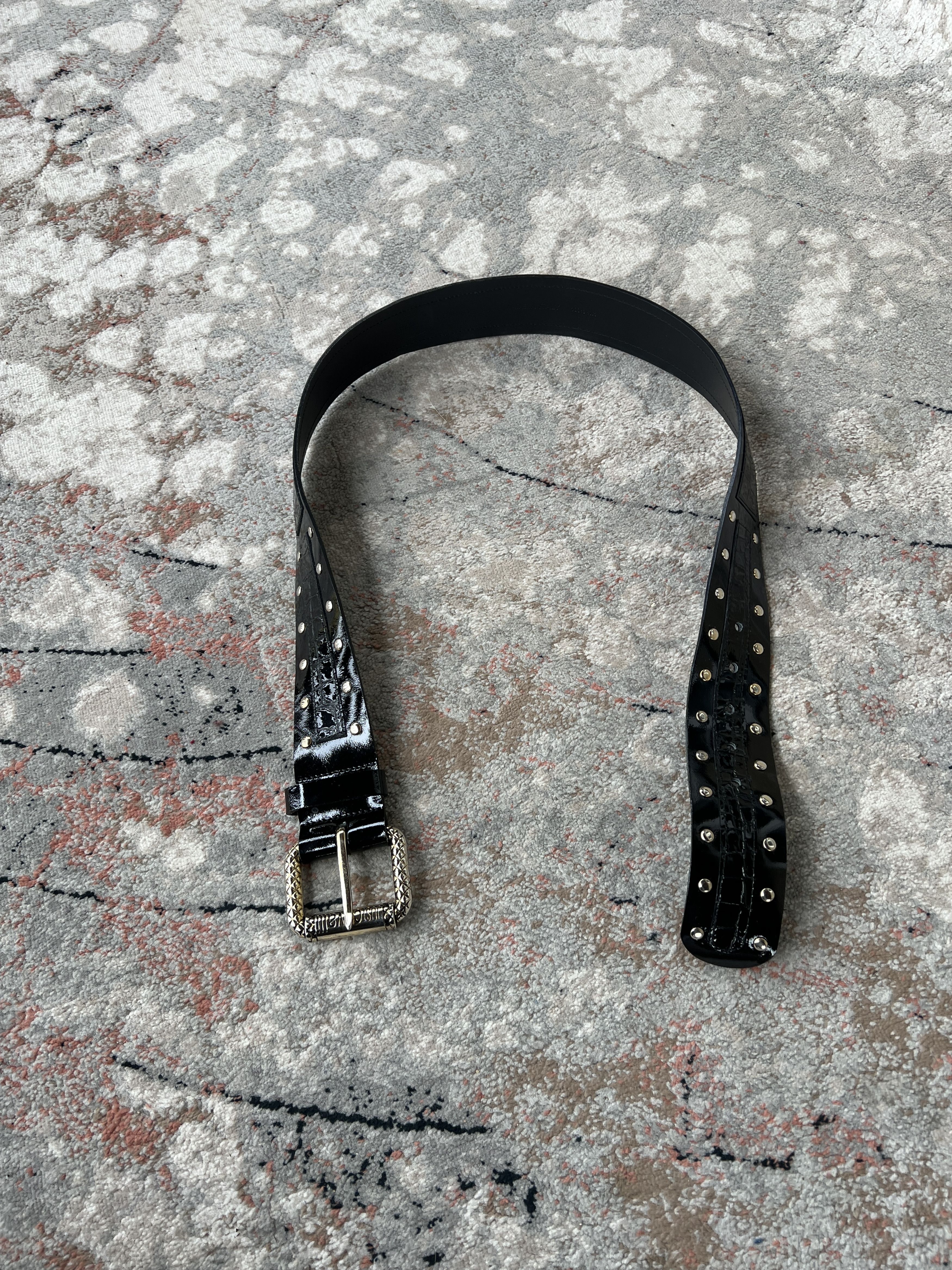 Just Cavalli Just Cavalli Leather Belt Size ONE SIZE - 3 Thumbnail