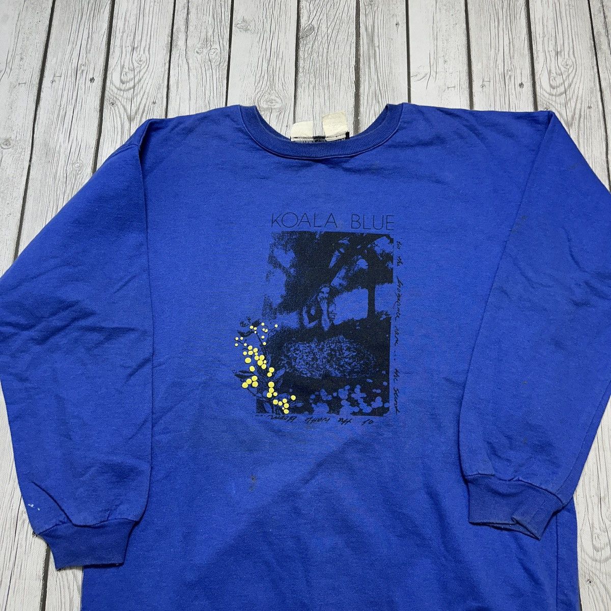 Vintage Vintage Koala Blue sweatshirt Size US XL / EU 56 / 4 - 3 Thumbnail