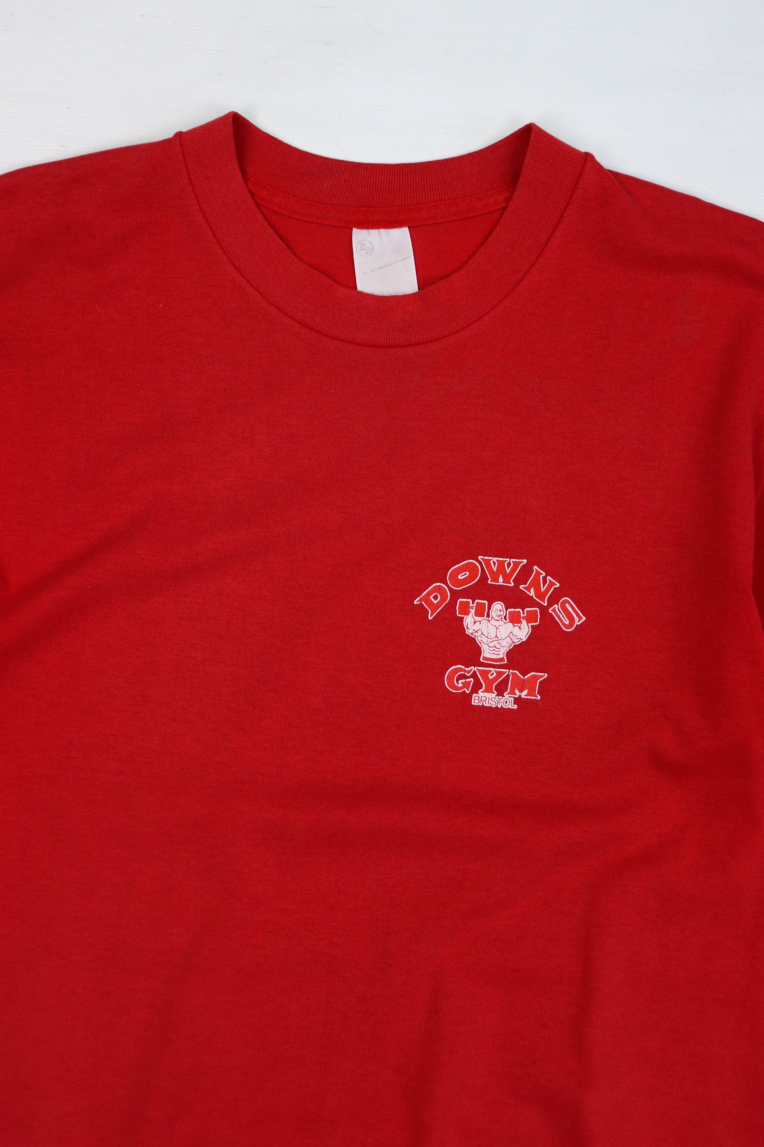 Vintage DOWNS GYM Bristol Vintage 90s Made in USA Single Stitch Tee Size US S / EU 44-46 / 1 - 3 Thumbnail