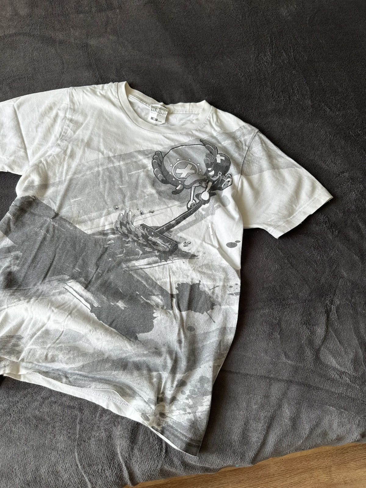 Cartoon Network × One Piece × Vintage One Piece Cartoon Network Anime Tee Logo Size US S / EU 44-46 / 1 - 1 Thumbnail