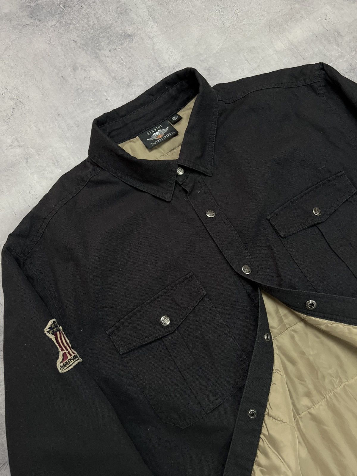 Harley Davidson HARLEY-DAVIDSON Denim Jacket Embroidery Men's Size 2 Xl Size US XXL / EU 58 / 5 - 7 Thumbnail