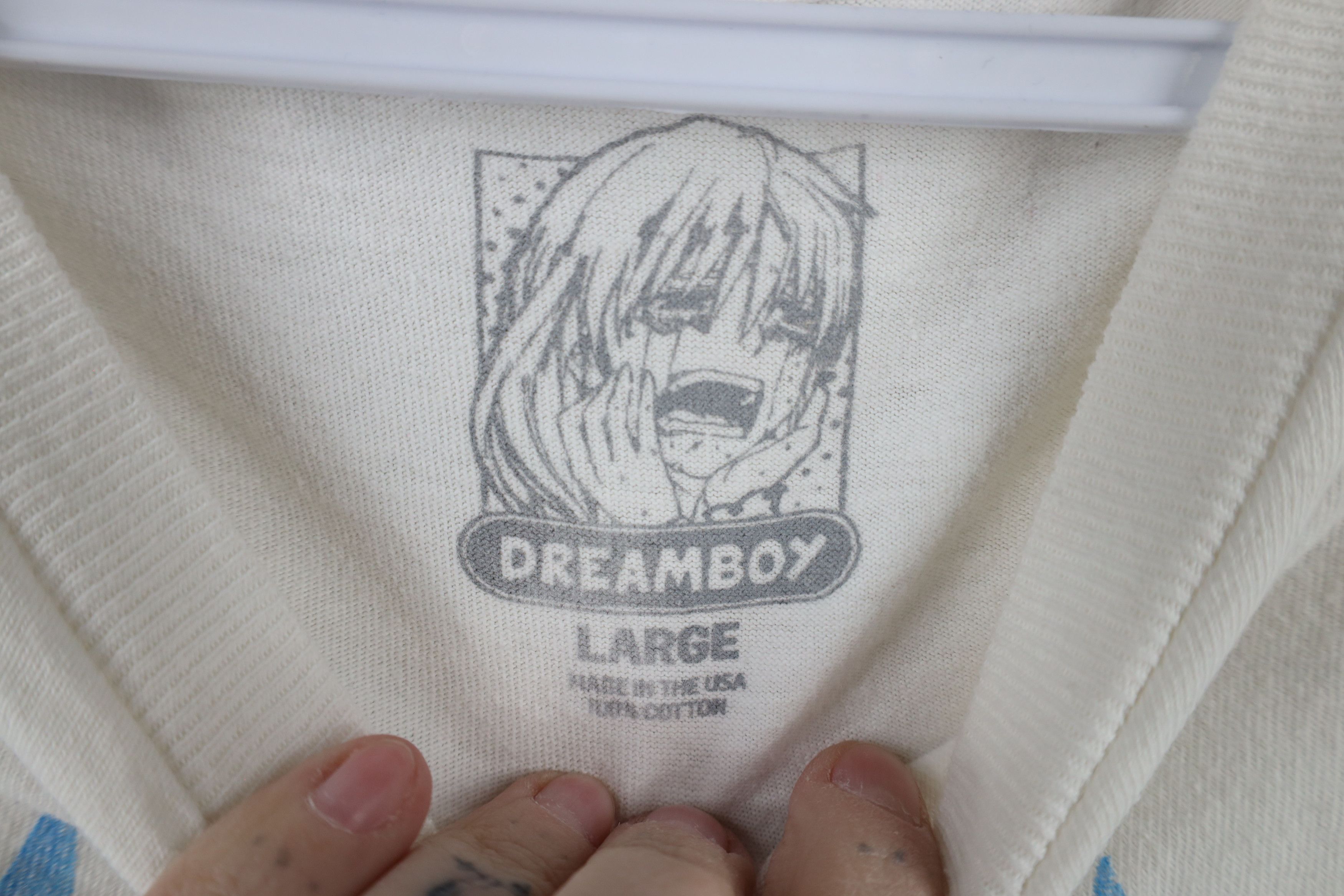 Vintage Vintage Y2K Dream Boy Anime Girl Fire Flames T-Shirt USA Size L / US 10 / IT 46 - 7 Thumbnail