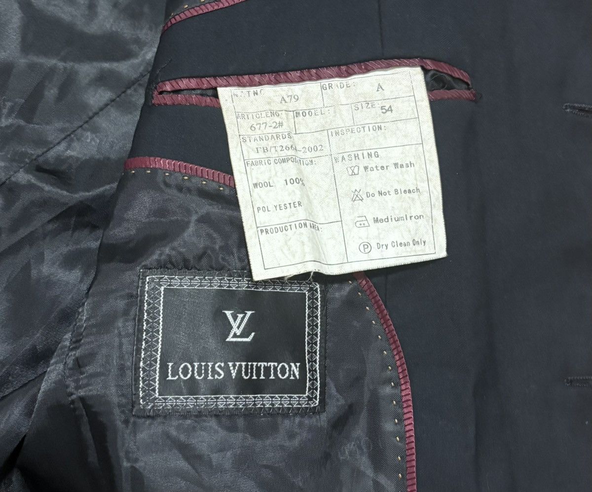 Louis Vuitton Louis Vuitton Men’s Black Wool Vintage Blazer Jacket Size 44R - 3 Thumbnail