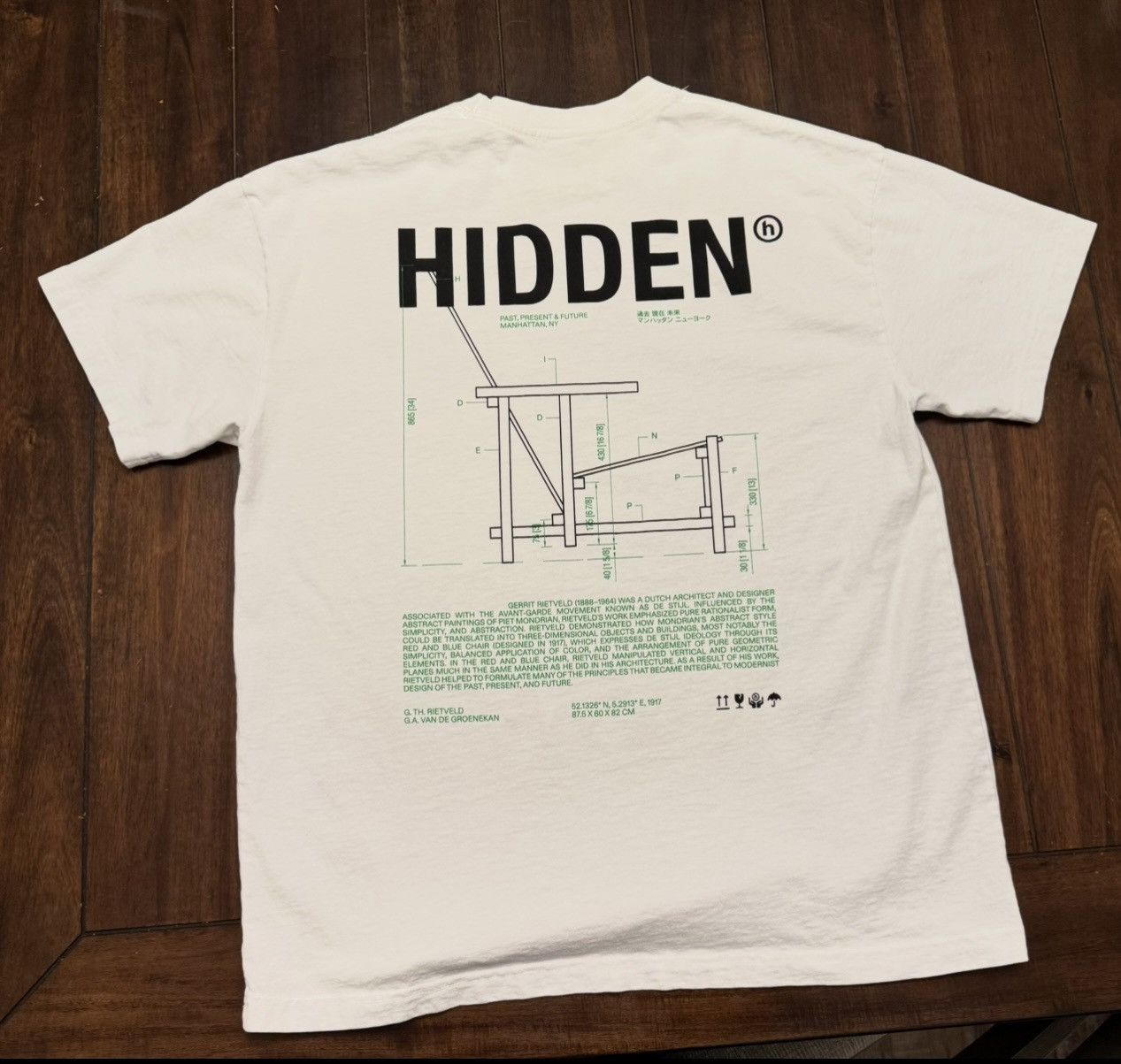 HIDDEN HIDDEN Ny chair tee shirt-size Large Size US L / EU 52-54 / 3 - 3 Thumbnail