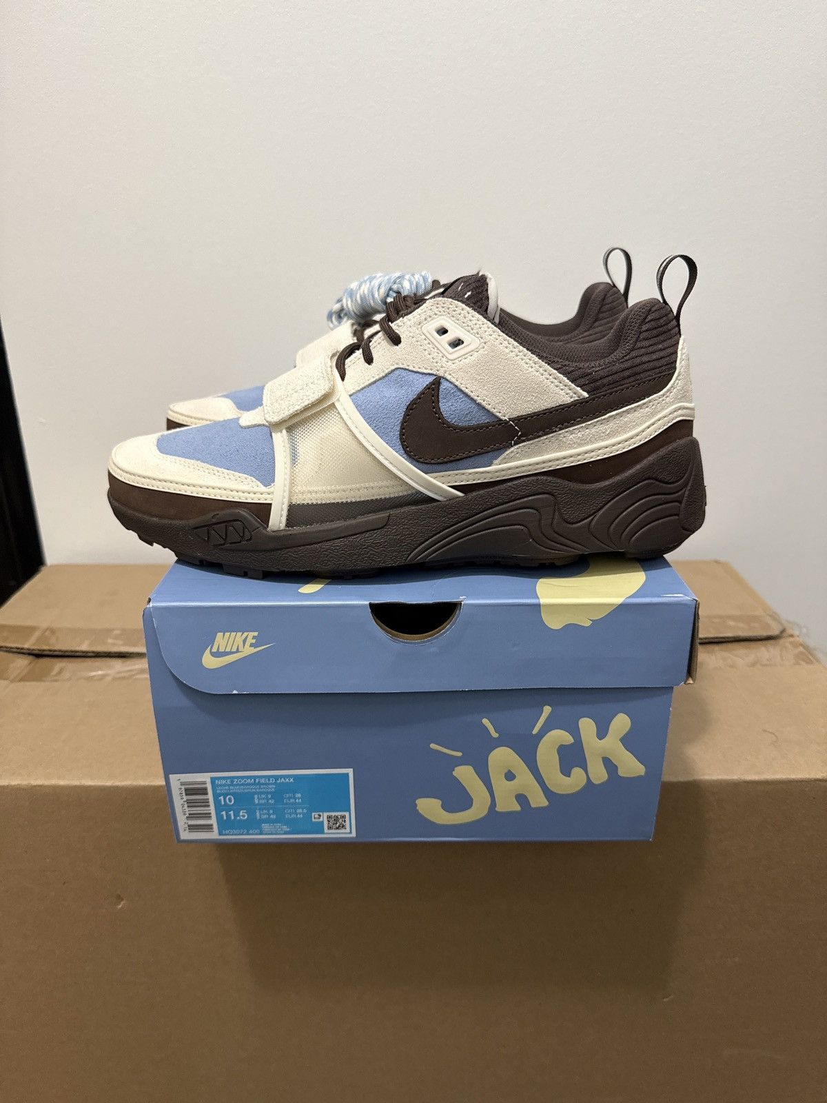 Nike Nike Zoom Field Jaxx Travis Scott Leche Blue Size US 10 / EU 43 - 5 Thumbnail