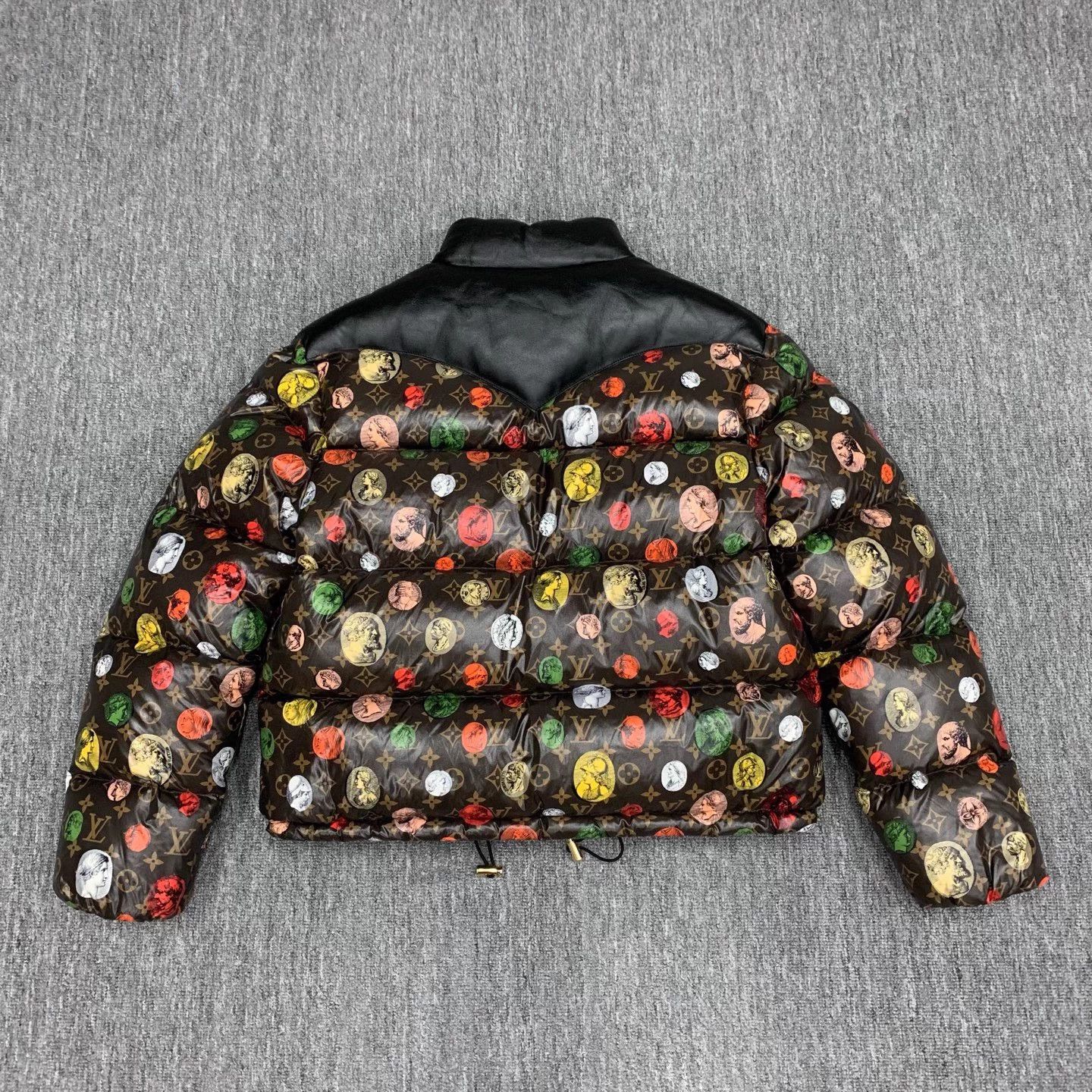 Louis Vuitton Lv Yayoi Kusama Brown Polka Dot Monogram Puffer Coat 40 Size M / US 6-8 / IT 42-44 - 2 Thumbnail