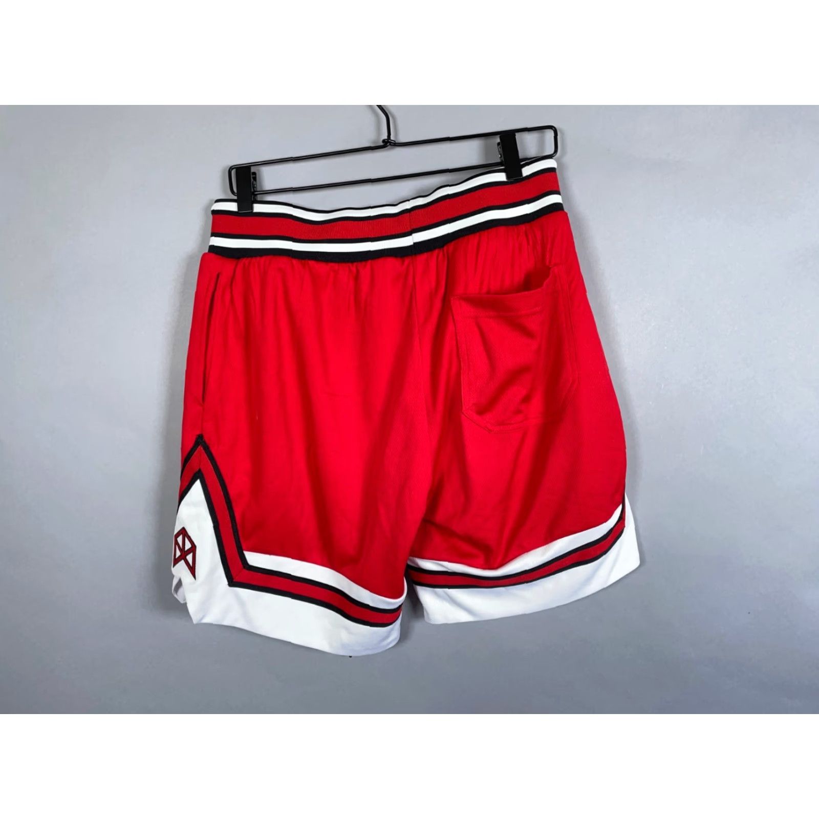 Vintage Raw Gear Embroidered Drawstring Shorts Men's Medium Red Black 7" Inseam RawGear Size US 30 / EU 46 - 2 Thumbnail