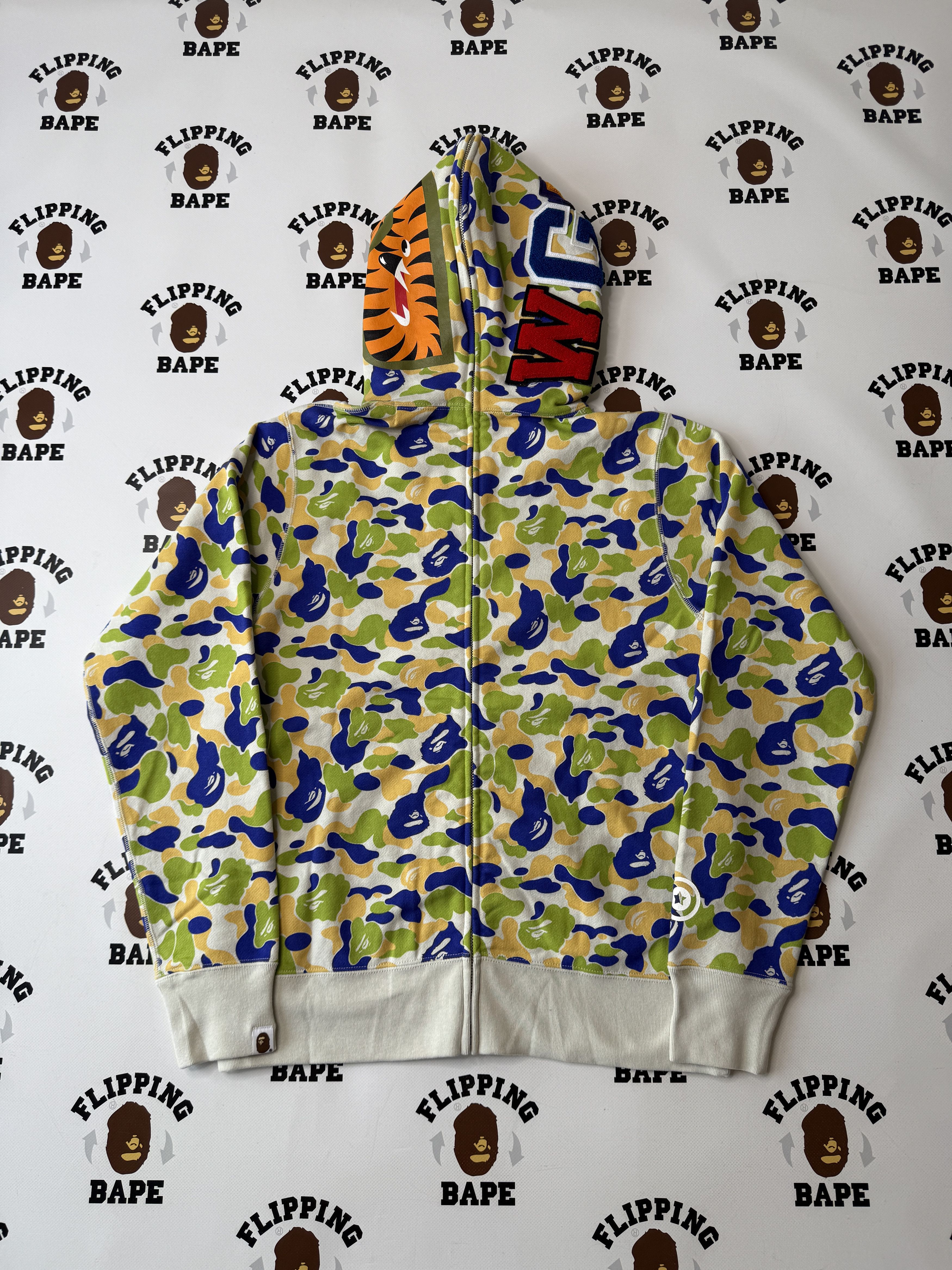 Bape BAPE NEW JERSEY SHARK FULL ZIP HOODIE Size US S / EU 44-46 / 1 - 3 Thumbnail
