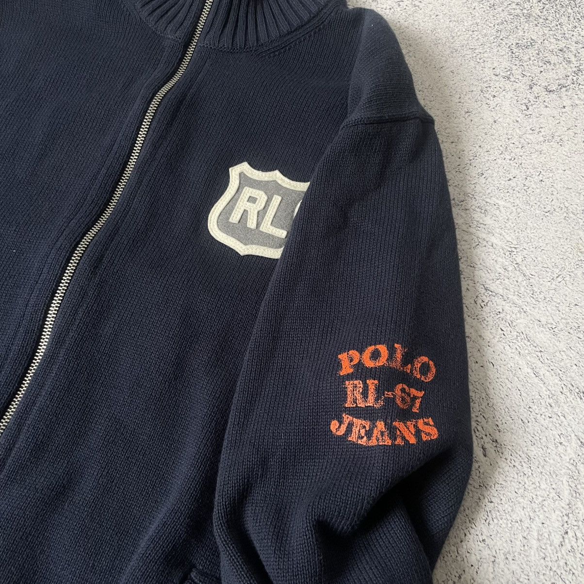 Polo Ralph Lauren New Polo Ralph Lauren Polo Jeans Full Zip Sweater Mens Size US XL / EU 56 / 4 - 4 Thumbnail