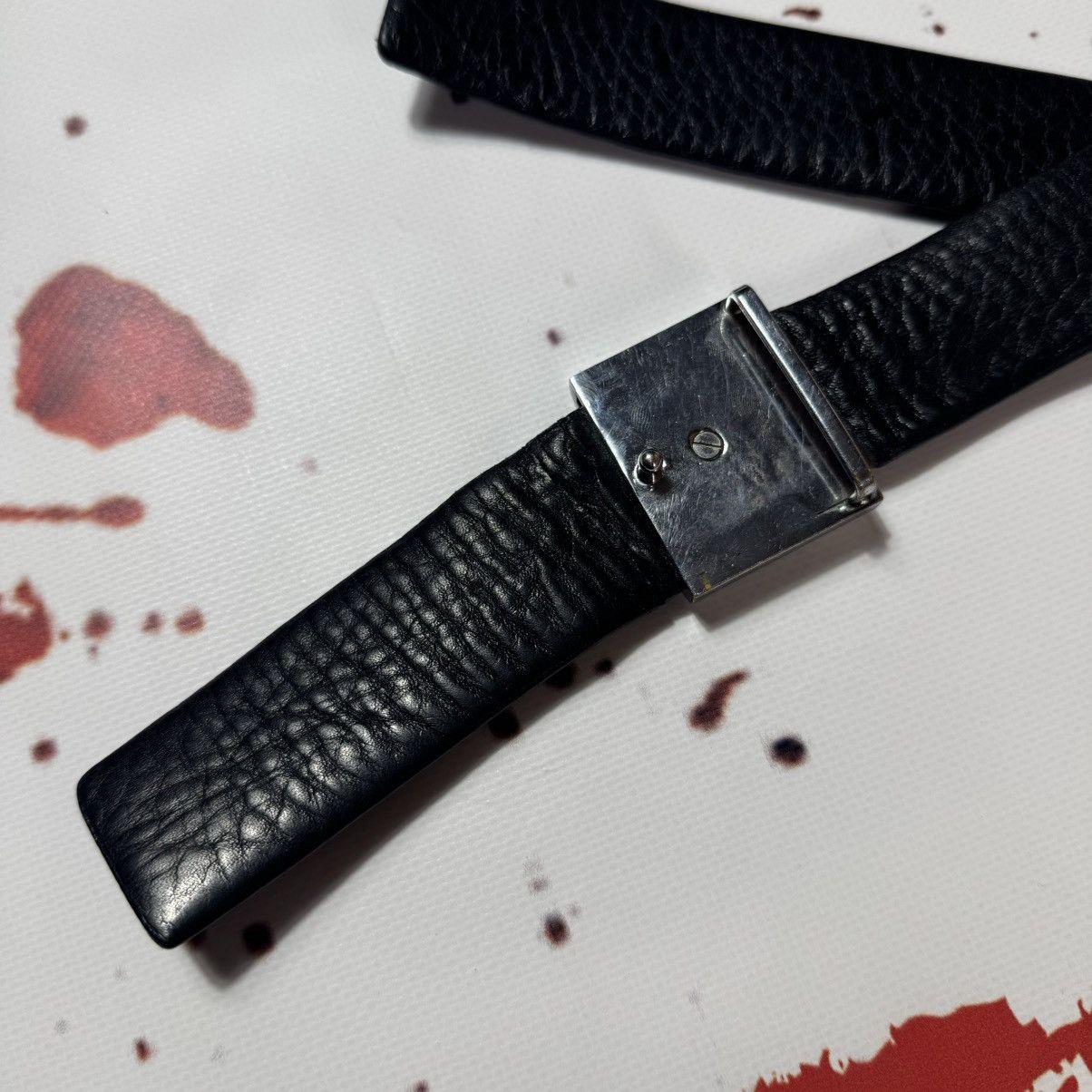Ermenegildo Zegna × Vintage vintage ermwngildo zegna belt big logo Size ONE SIZE - 5 Thumbnail