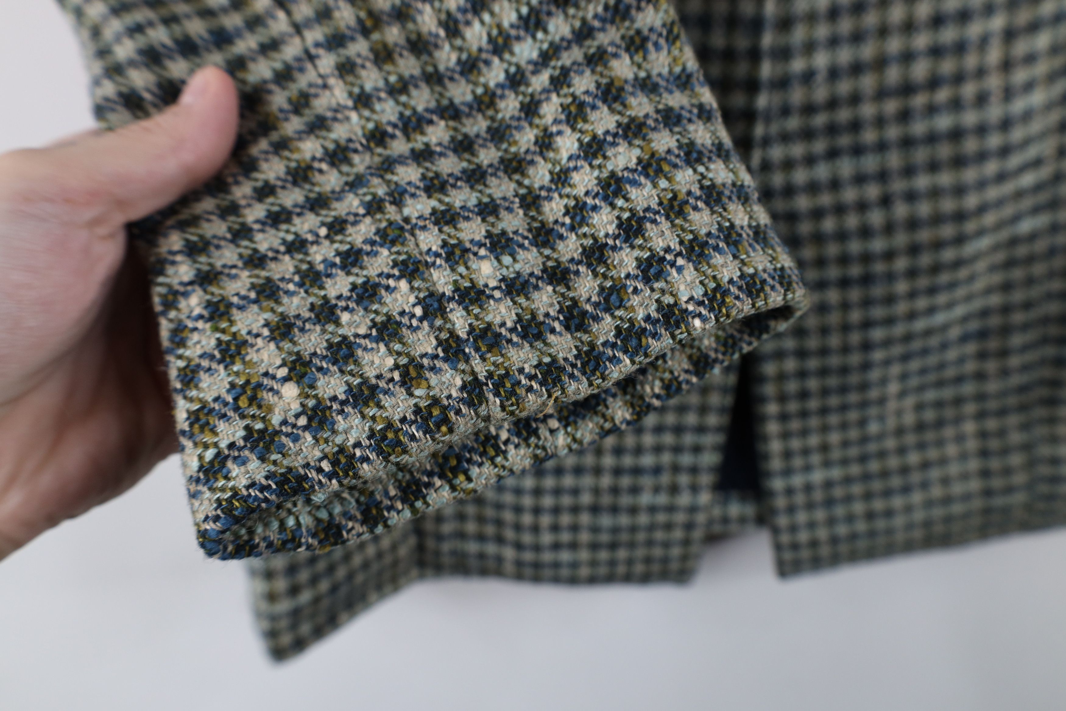 Vintage Vintage 50s 60s Rockabilly Blazer Suit Jacket Plaid USA Size L / US 10 / IT 46 - 6 Thumbnail