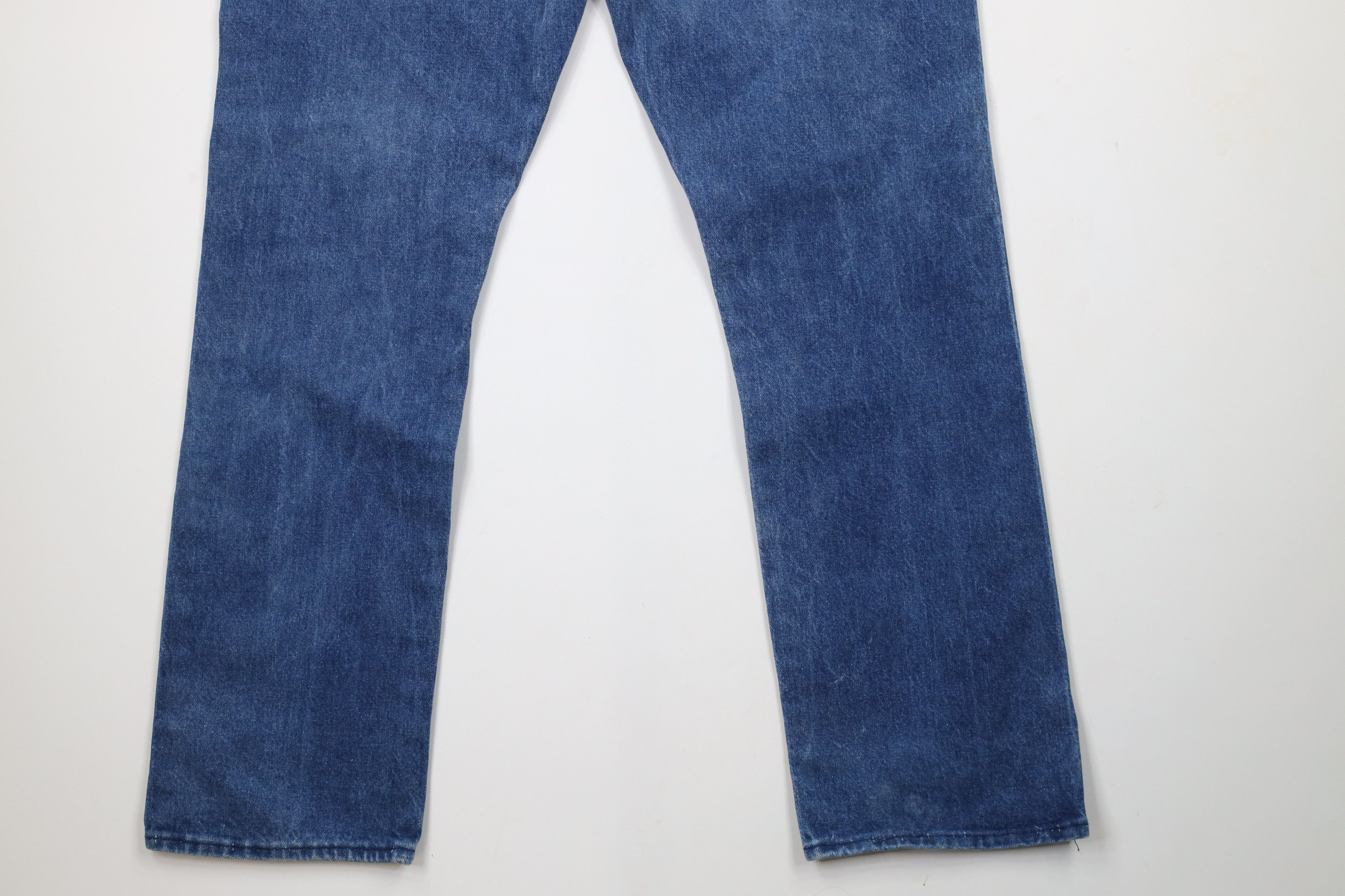 Vintage Vintage 70s Streetwear Straight Leg Denim Jeans Blue USA Size US 40 / EU 56 - 12 Thumbnail