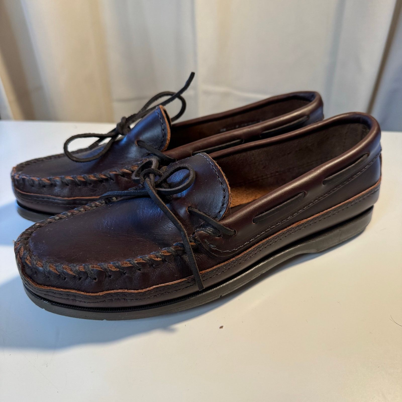 Minnetonka Minnetonka Moccasins Lariat Leather Essential Hardsole Moc 7 Size US 7 / EU 40 - 4 Thumbnail