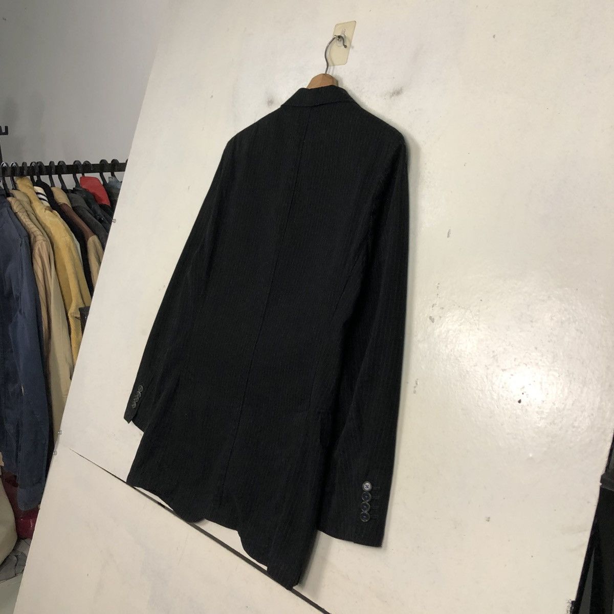 Issey Miyake 💥VINTAGE HICKORY CHORE JACKET SABI SABI STRIPED Size 46R - 12 Thumbnail