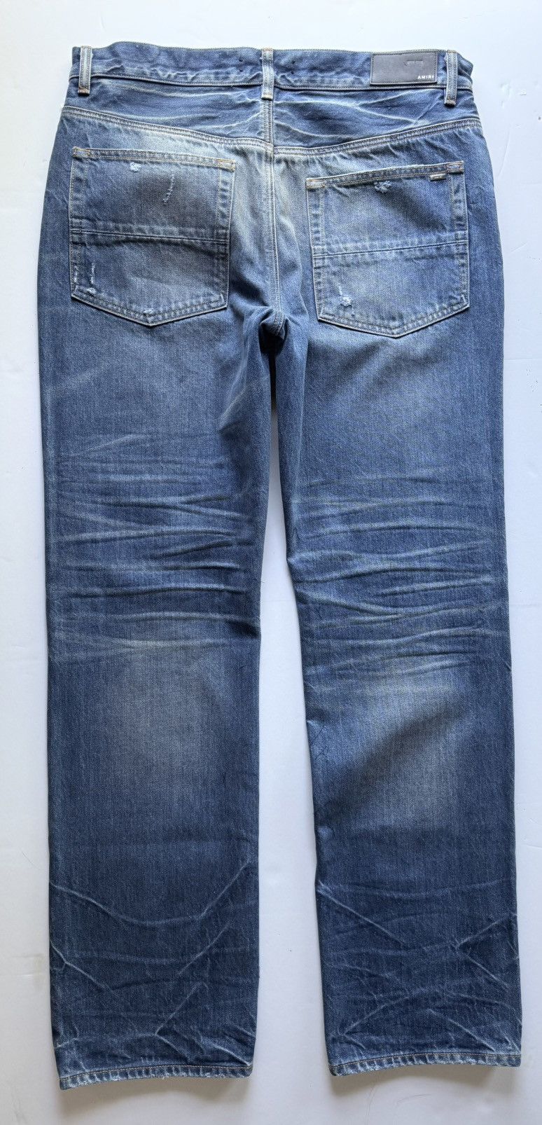 Amiri AMIRI Fractured Straight Jean Size US 34 / EU 50 - 2 Thumbnail