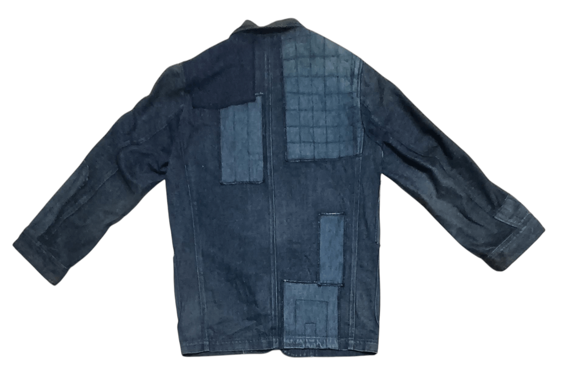 Neighborhood VINTAGE Y2K NEIGHBORHOOD PATCHWORK DENIM JACKET Size US XL / EU 56 / 4 - 7 Thumbnail