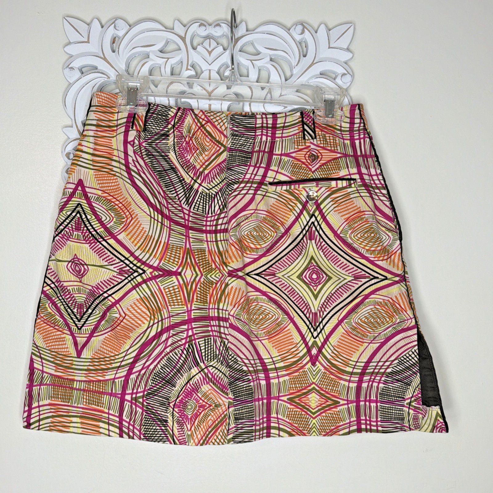 Other SPORT HALEY 6 SKORT Athleisure Pickleball Golf Magenta GREEN Size 28" / US 6 / IT 42 - 5 Thumbnail