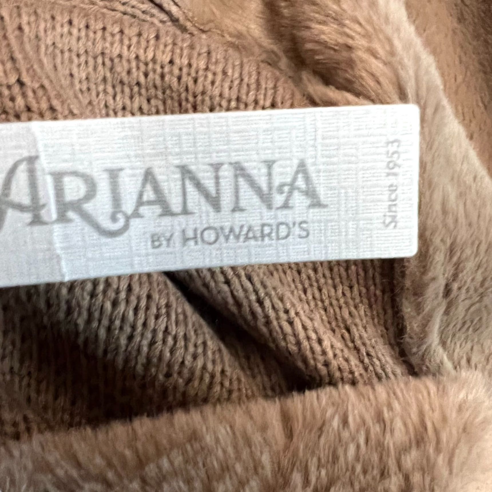 Vintage Vintage Arianna by Howards Women's XL Cardigan Sweater Open Front Faux Fur Collar Brown Size XL / US 12-14 / IT 48-50 - 6 Thumbnail