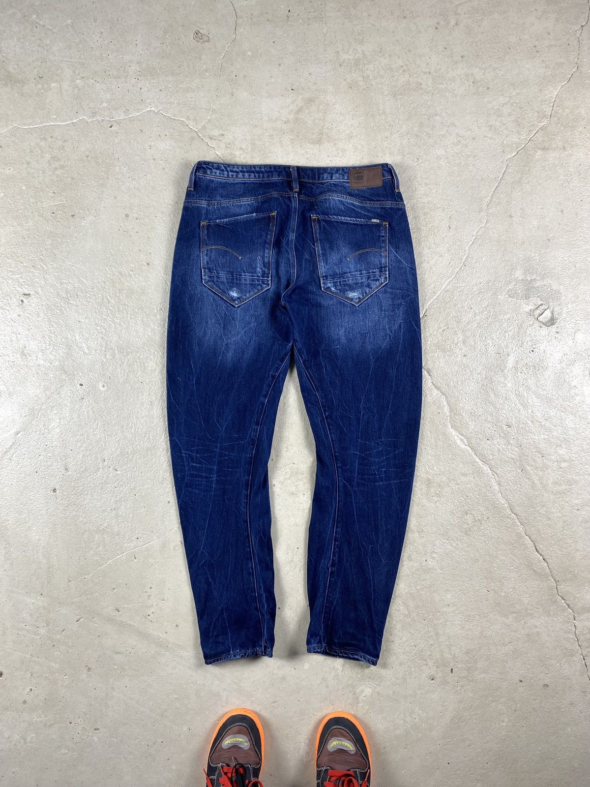 G-Star Distressed G Star Raw 3d Denim Pants Patchwork Japan Size US 30 / EU 46 - 2 Thumbnail