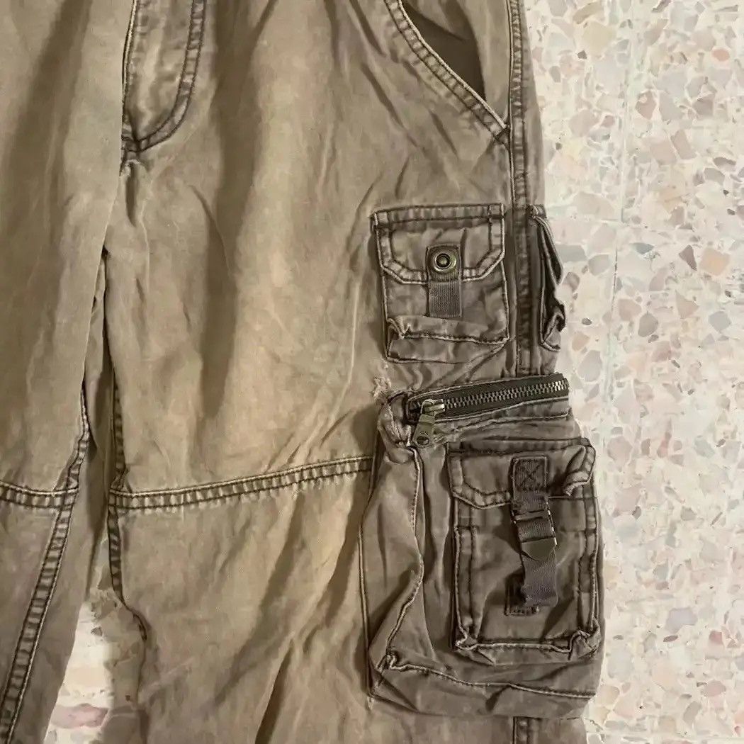 Japanese Brand OLD NAVY UTILITY 3D POCKET FADED MULTIPOCKET TROUSERS CARGO Size US 28 / EU 44 - 6 Thumbnail