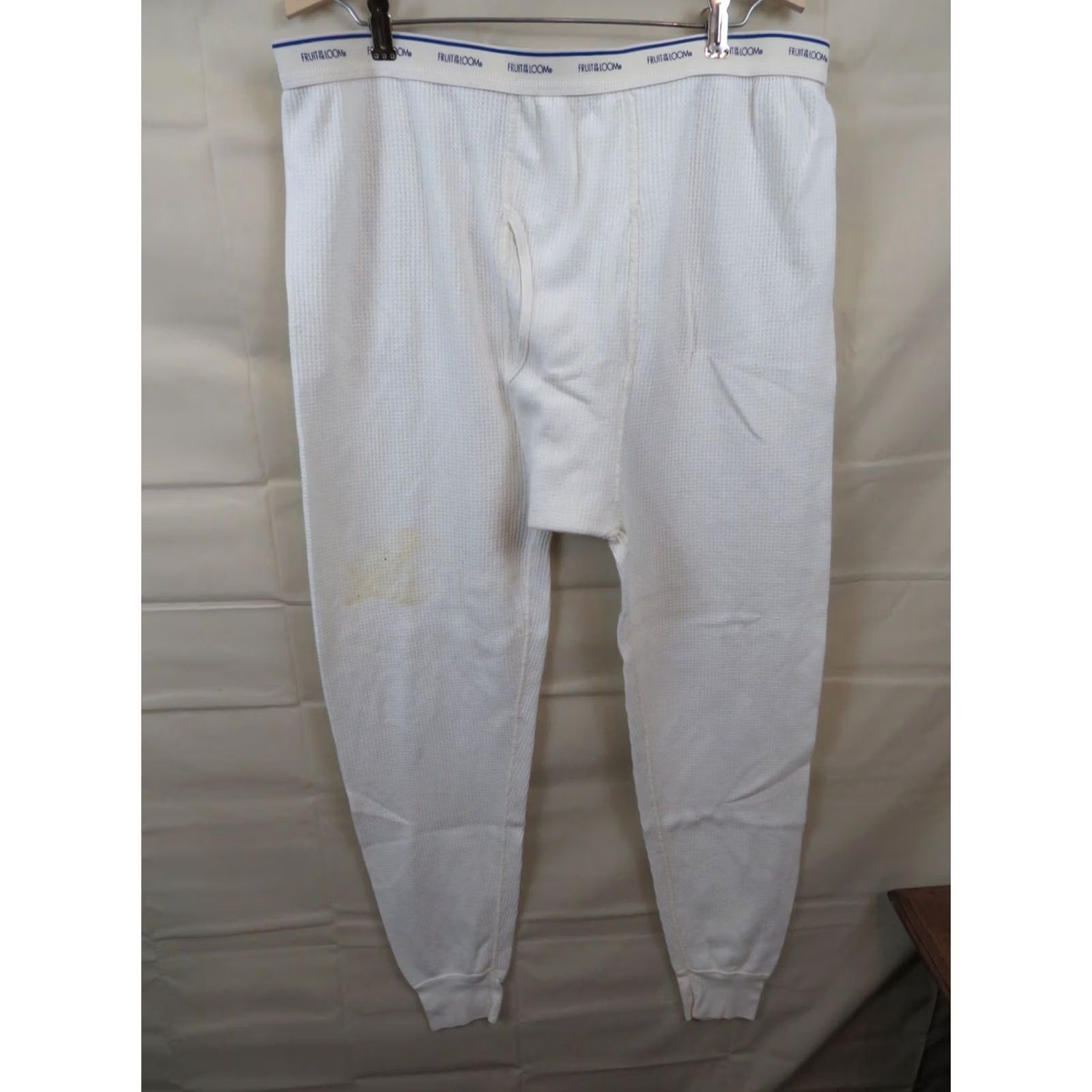 Fruit Of The Loom Vintage Fruit of the Loom Thermal Weave Long Johns Pants XL Size US 36 / EU 52 - 2 Thumbnail
